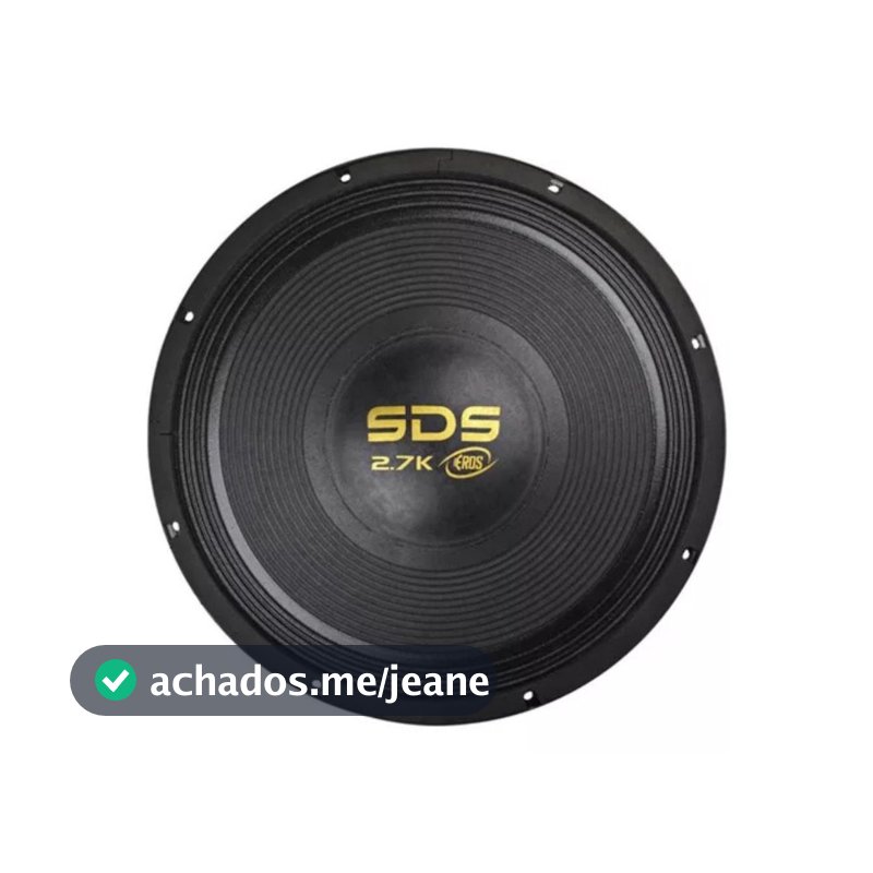 Alto Falante 15 Pol Eros SDS 2.7k 1350W Rms 4 Ohms