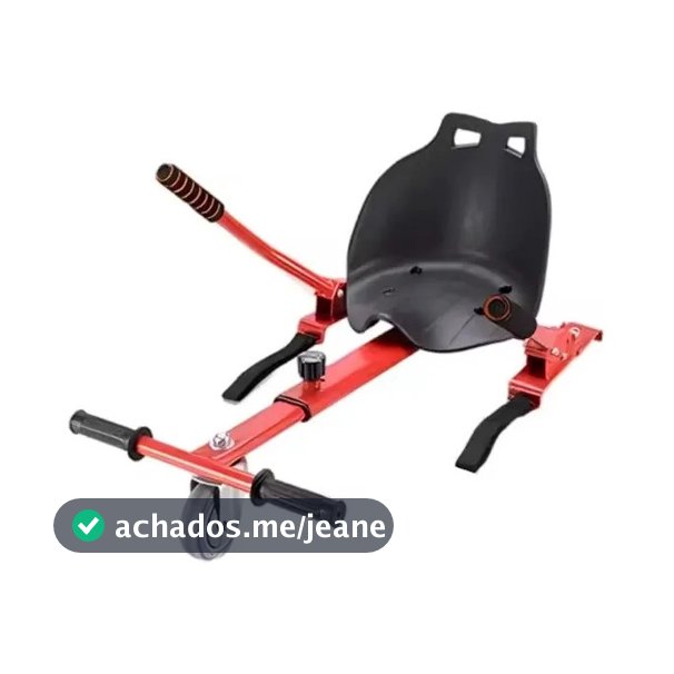 Hoverkart Carrinho Assento Universal Hoverboard Aço Resistente 6.5 8.5 10 VERMELHO