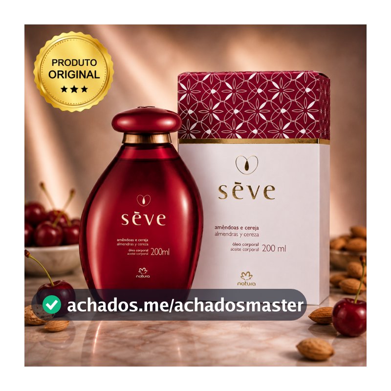 Óleo Corporal Natura Sève Amêndoas e Cereja 200ml