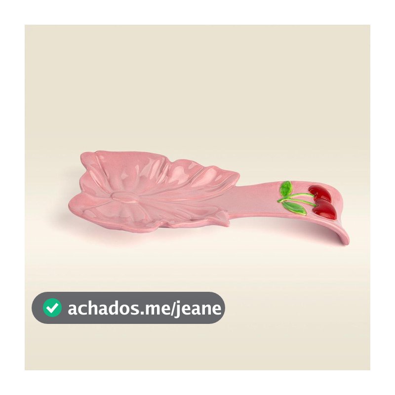 Descanso para Colher Cherry Cerâmica - A\CASA