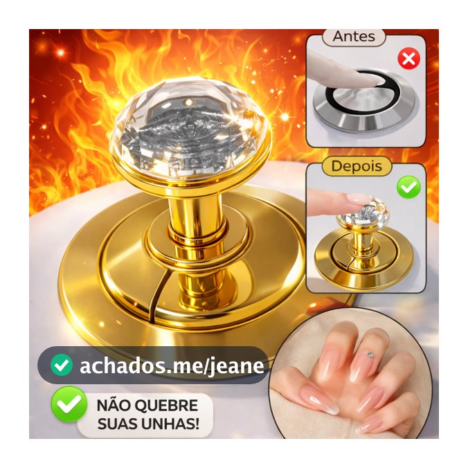 Botão de Descarga Para Vaso Sanitário Diamante Autocolante Cristal Puxadores Armário Porta Gavetas