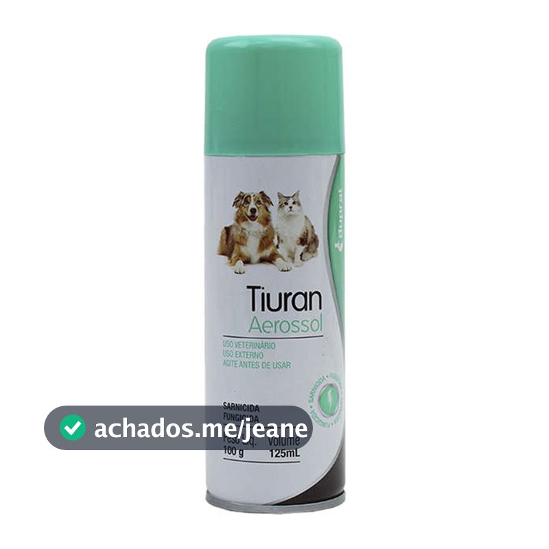 Tiuran Aerossol Sarnicida Duprat para Cães e Gatos - 125 mL
