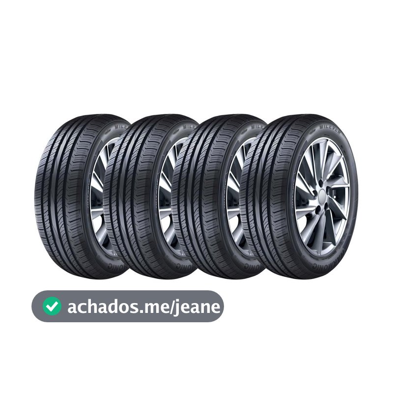 Pneu Milever MP270 195/55R15 Aro 15 85V Kit4