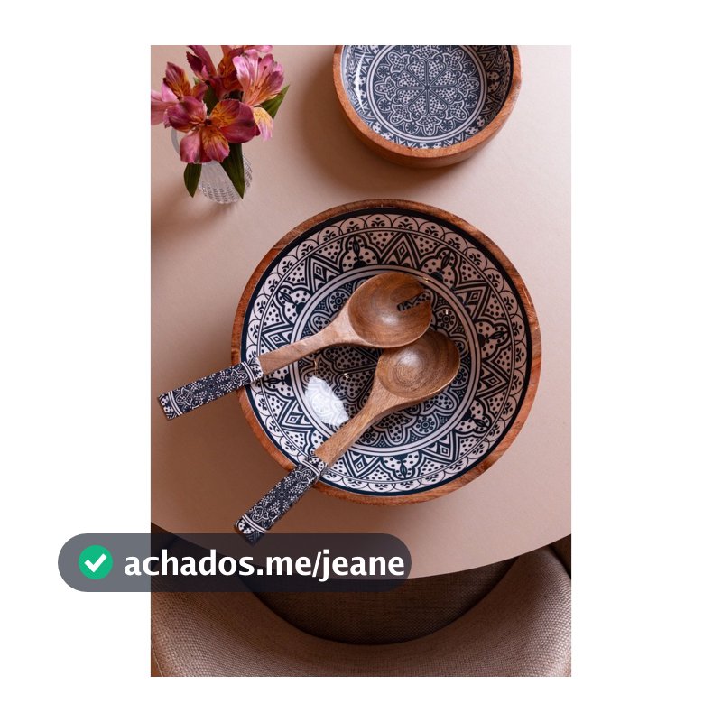 Talheres para Salada Marrakesh 2 Peças 30cm Wolff