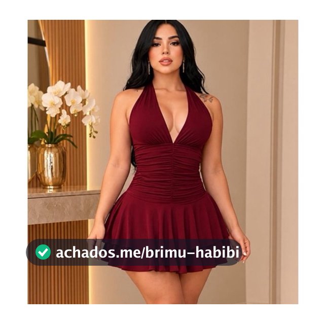 Vestido suplex feminino com babado drapeado decote em v abertura nas costa acinturado