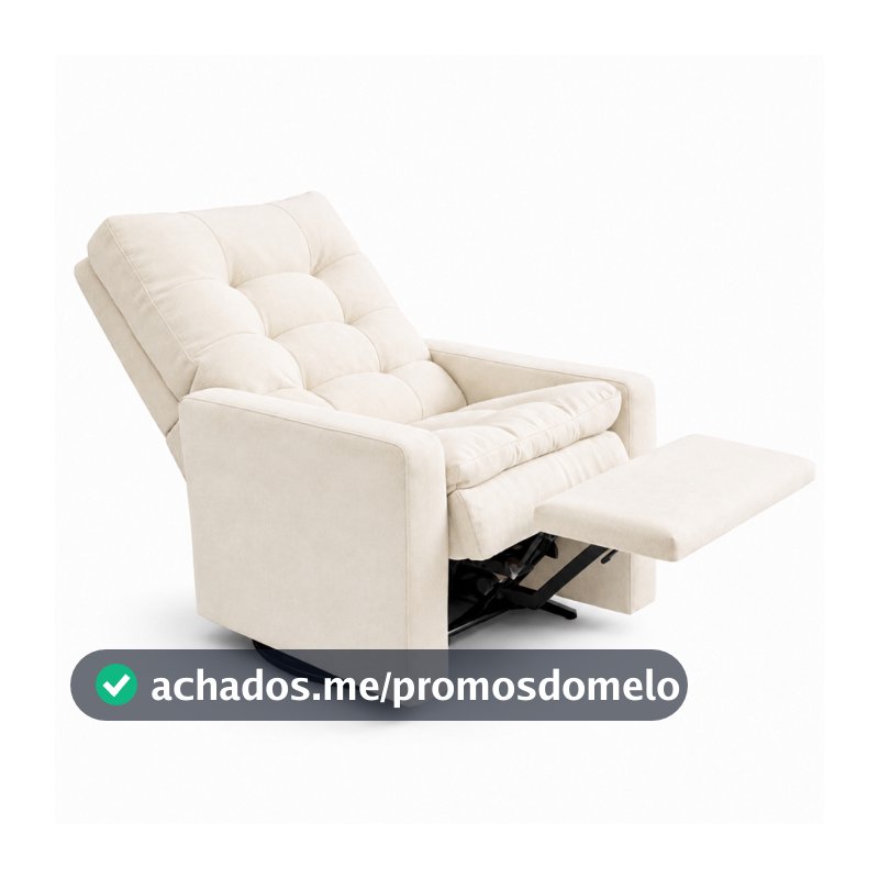 Poltrona do Papai Reclinável Feito com Fibra de Silicone Sala TV Quarto De Descanso - Trida Moveis