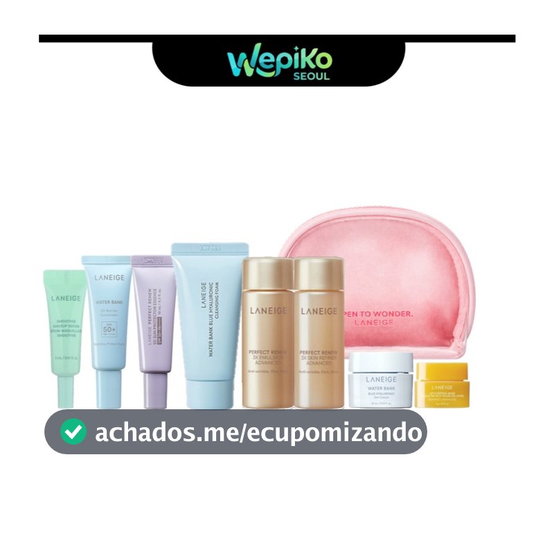 [Limitado] LANEIGE PERFECT RENEW 3x KIT De Teste 2 RANDOM POUCH