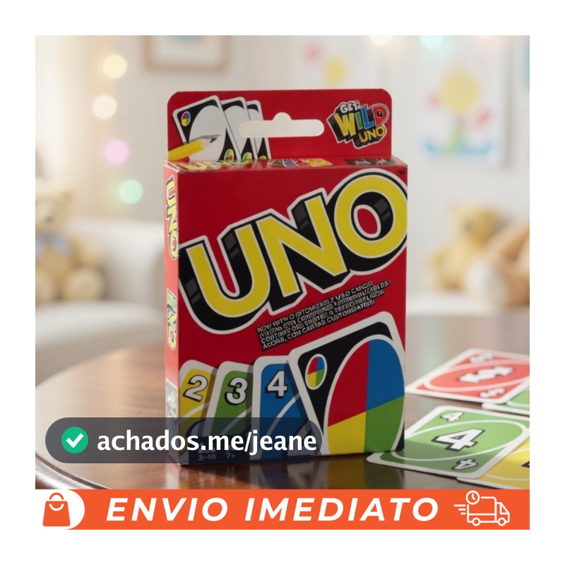 UNO Jogo de Cartas Edição Clássica – Baralho de Alta Qualidade com Cartas Premium