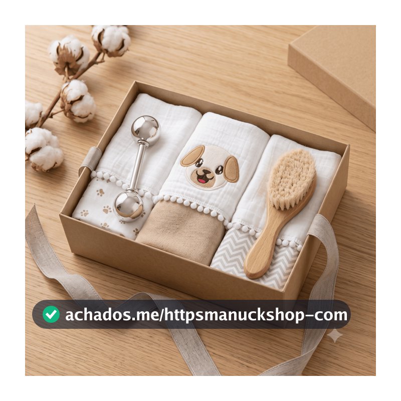 Kit Fraldinhas De Boca Paninho Para Bebê 3 Peças Menino 100% Algodão Miguel Baby Enxovais
