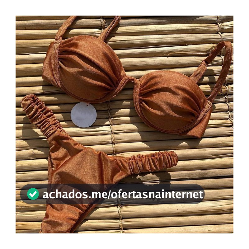 2024 Novo Estilo de Biquini Feminino Sólido Cor Biquíni Split Steel Support Ladies Swimwear