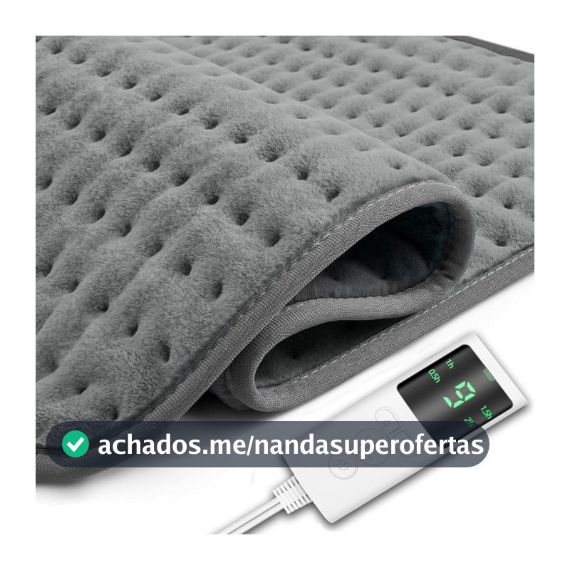 Almofada De Aquecimento Para Alívio De Dores Nas Costas E Na Cintura , 9 Ajustes Elétrica , Desligamento Automático