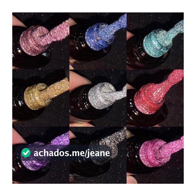 Esmalte Gel De Unha Esmalte Zem 10ml Esmalte Diamente Esmalte em Gel Reflexivo /Brilho/Brilhante