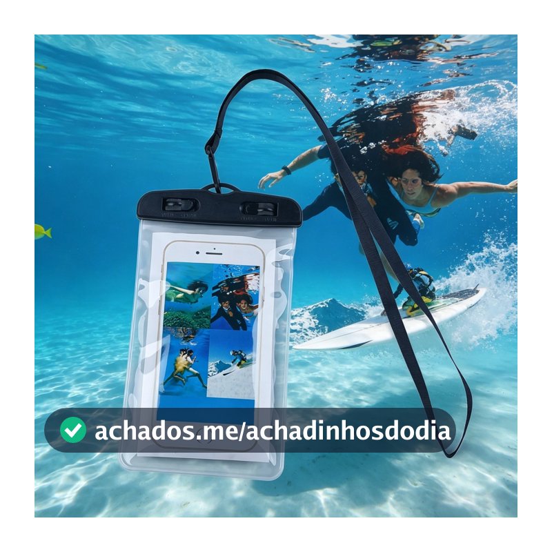 1/2/5 Unidades Capa Bolsa Prova Dágua Impermeável Celular Transparente Universal Promoção