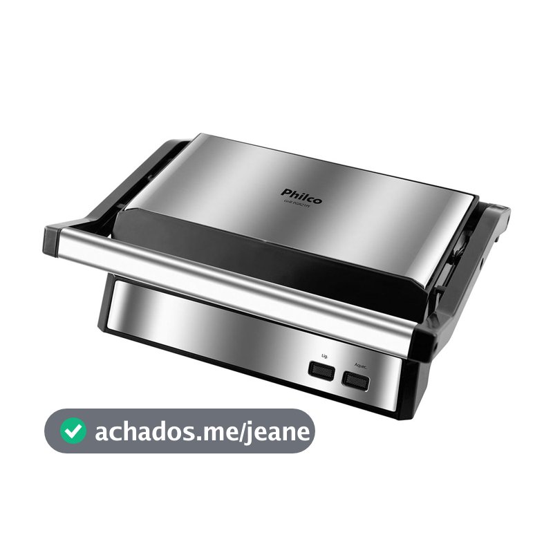 Grill e Sanduicheira Philco PGR21PI Maxx Clean 1000W