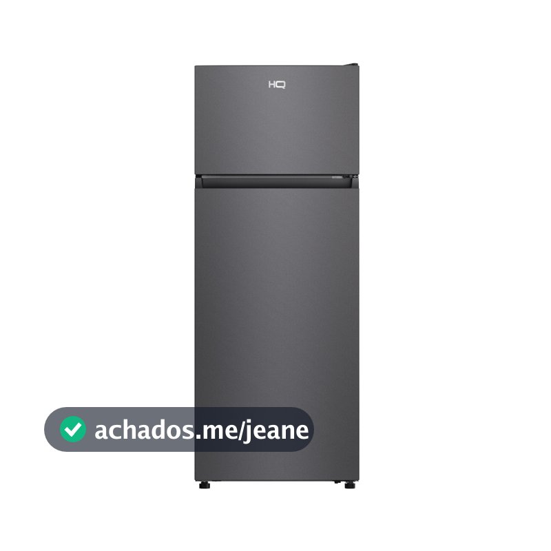 Geladeira Refrigerador HQ Defrost 230 Litros Preto HQ-230RDFS