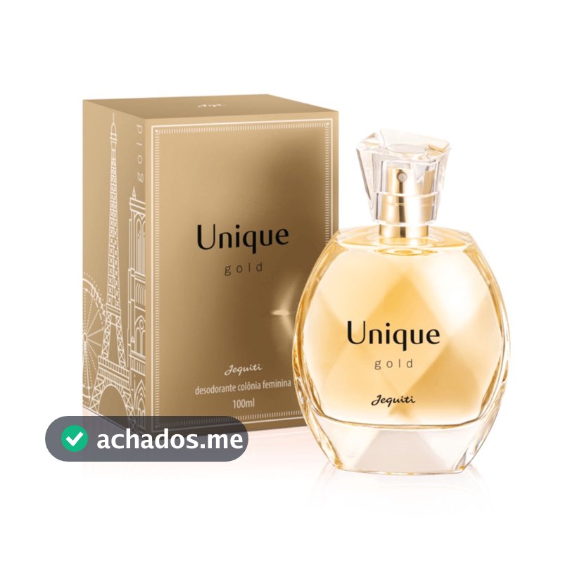 Desodorante Colônia Feminina Unique Gold 100ml - Jequiti