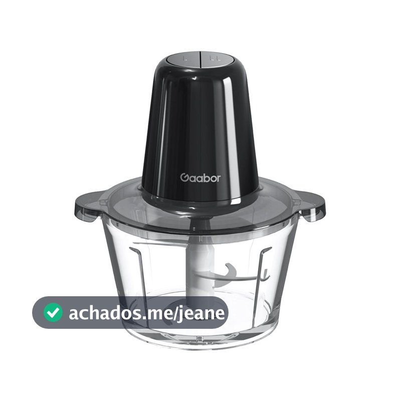 Gaabor Triturador Processador Carne Legumes 2L com 4 Lâminas Recipiente de Vidro 300W MG-15M02A -1