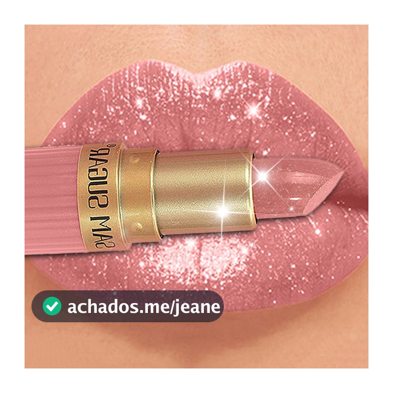 Batom Perolado Rosa Glitter Veludo Metálico À Prova D'água De Longa Duração Fosco Brilho Diamante Feminino Maquiagem Cos