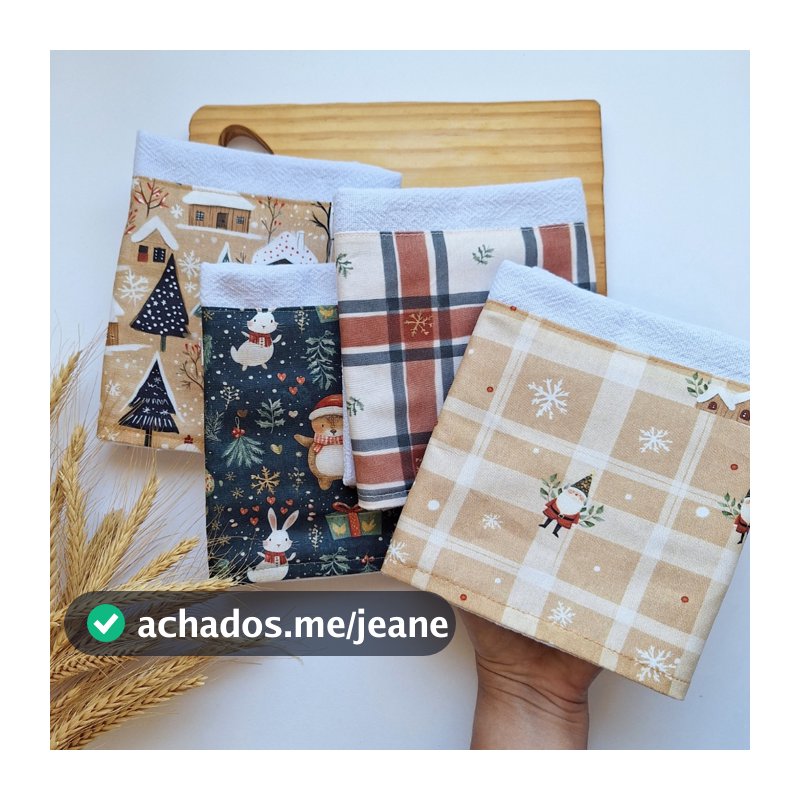 Panos de Prato de Natal - Várias Opções!