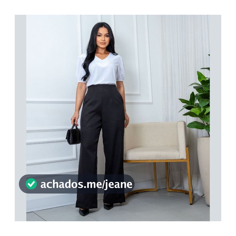 Calça de Alfaiataria Reta Elegante Sofisticado com Caimento Impecável Acabamento Premium Elegante Trabalho Casual Social