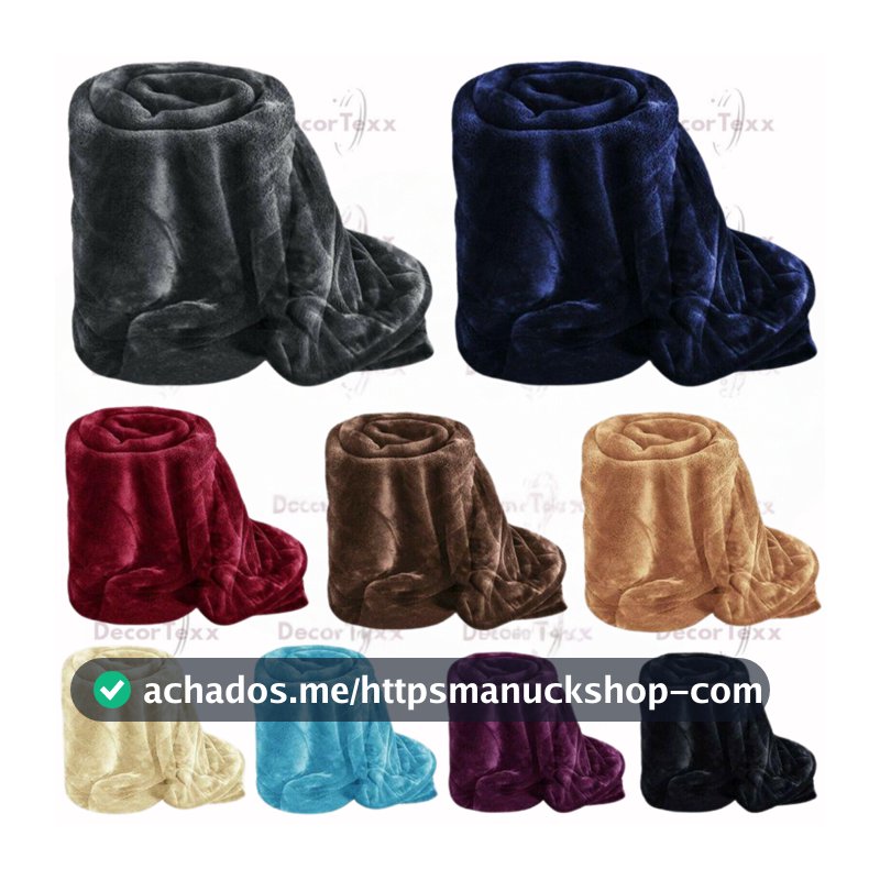 Cobertor Manta Casal 2,00X1,80 Microfibra Fleece Soft lisa