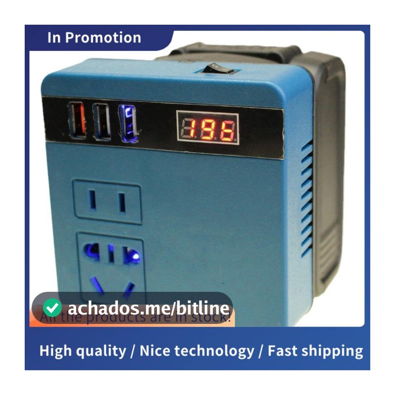 Para Inversor De Bateria De Lítio Com Fonte De Alimentação 220V AC/5V DC/20V Uso Externo
