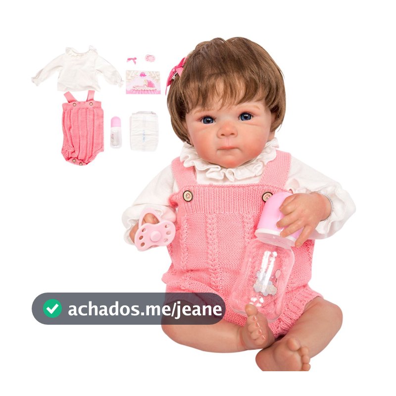Bebê Reborn Realista Pode Dar Banho Com Maternidade Original de Pintada Realistic Menina 55cm Pintado Completa Pro