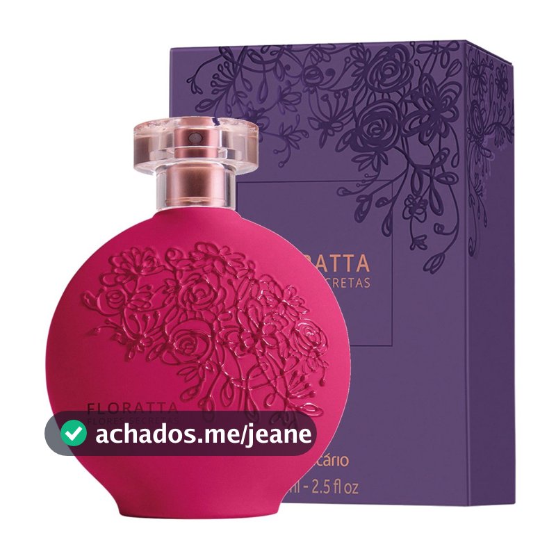 Floratta Flores Secretas Desodorante Colônia Boticário 75ml