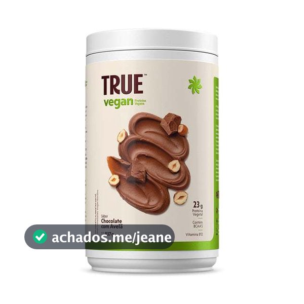 True Vegan Proteína Vegana 837g - True Source - Zero Lactose
