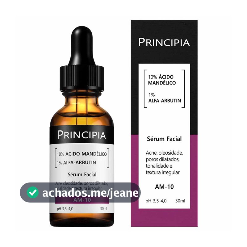 Sérum Principia 10% Ácido Mandélico + 1% Alfa-arbutin - AM-10