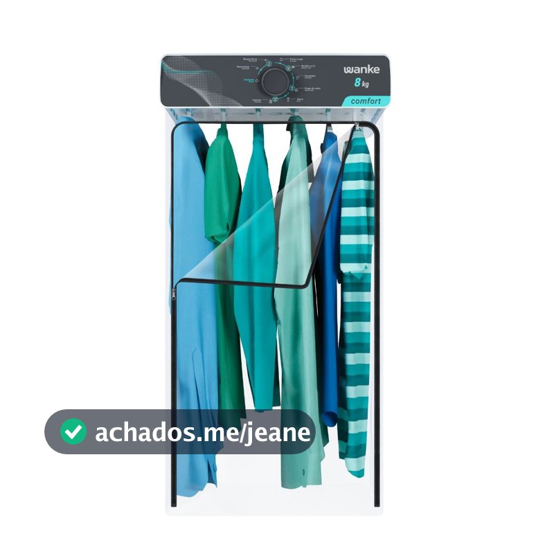 Secadora de Roupas de Parede Comfort 8kg Wanke