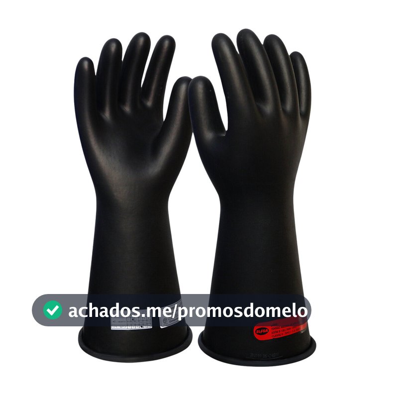Luva Alta Tensão Isolante Classe 0 1000v 5kv Eletricista