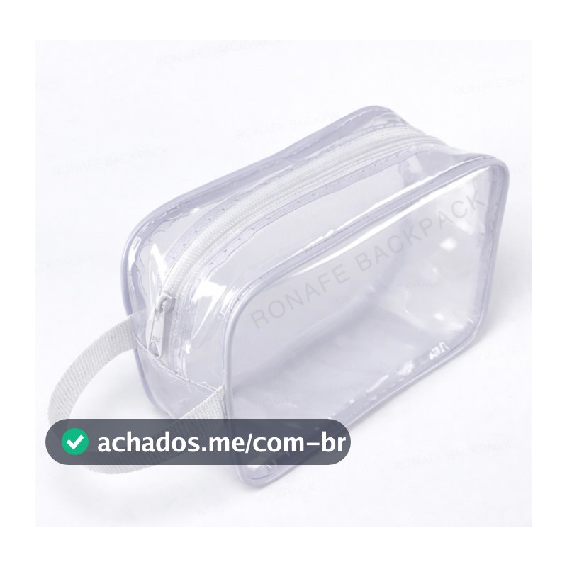 Nécessaire transparente Bolsa Transparente  Enfermagem Organizador Plástico Necessaire Lembrancinha