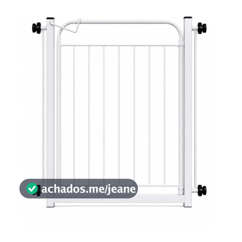Portão Pet Grade Para Cachorro (68cm A 153cm) + Extensores Segurança Para Pet e Crianças.