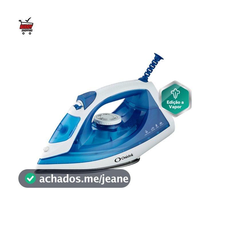 Ferro de Passar Roupa com Vapor Alta Temperatura | Reservatório 240ml | Limpeza Automática | Bivolt 110V/220V