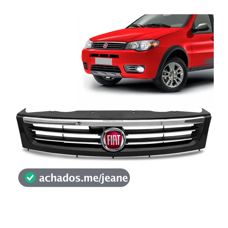 Grade Parachoque Fiat Palio Siena G3 Fire Way Economy 2010 A 2016