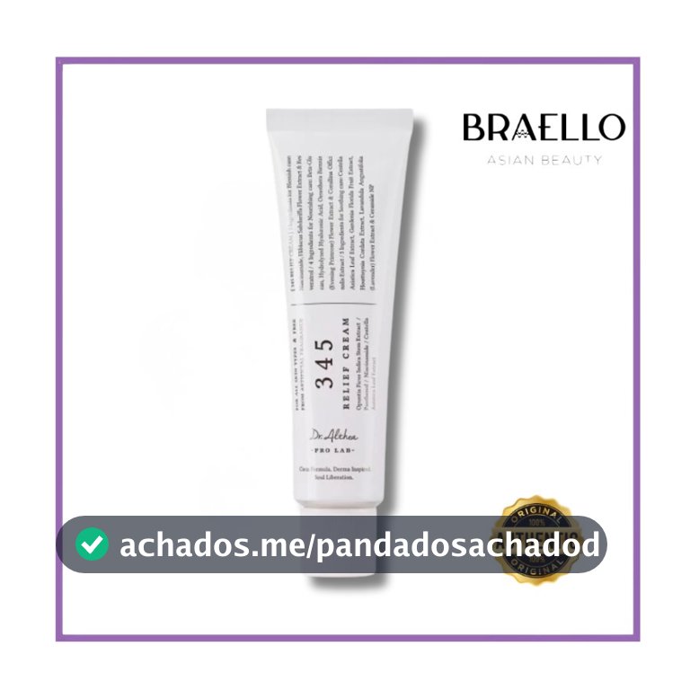 Dr. Althea 345 Relief Creme Calmante Coreano para Pele Sensível 50ml