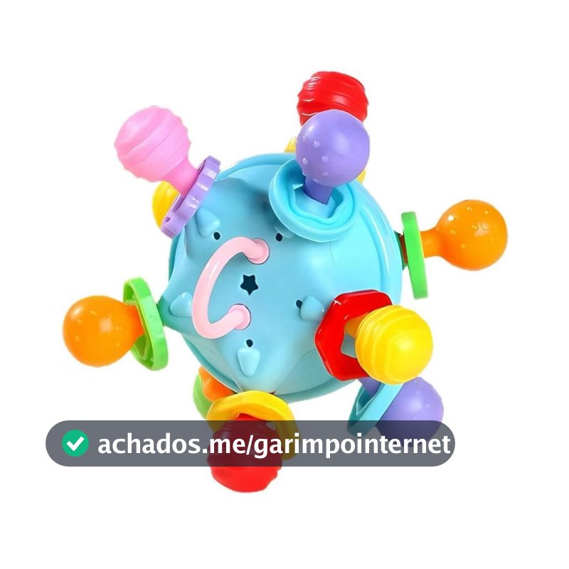 Mordedor Chocalho Massageador Terapêutico Em Silicone, Bebê Bebê de 0 a 3 anosInfantil Colorido Brinquedo