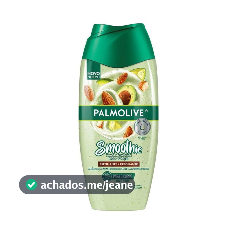 Sabonete Líquido Palmolive Smoothie Esfoliante Amêndoa Abacate e Leite 250ml