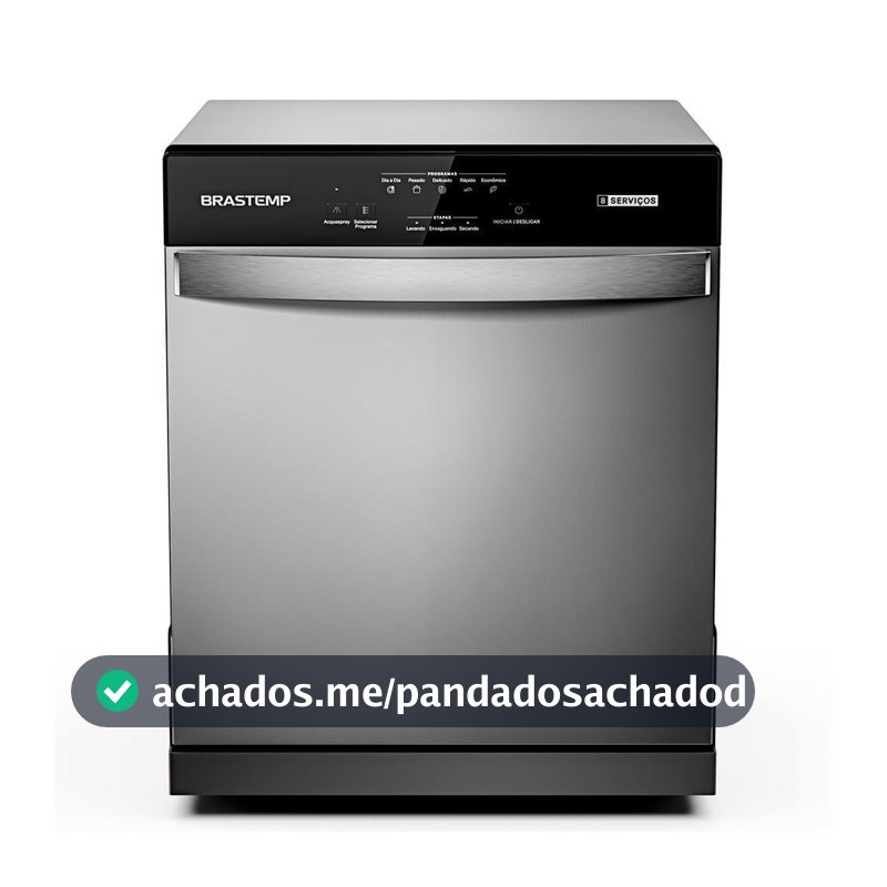 Lava Louças Brastemp 8 Serviços BLF08BS Cinza
