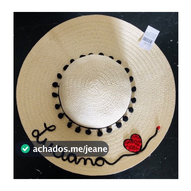 chapéu personalizado praia palha moda praia  (promoção)