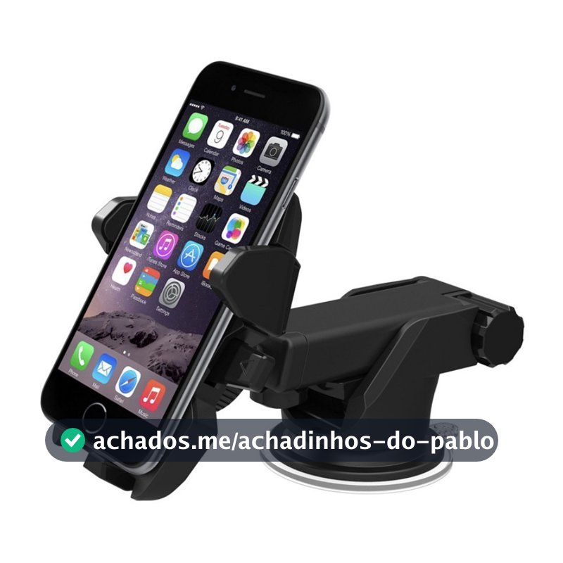 Suporte Celular Carro Veicular Trava Automática Anti Queda