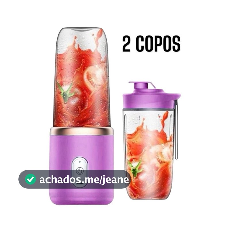 400ML 6 Lâminas Espremedor Elétrico Mini Liquidificador Portátil De Suco De Alimentos Misturador Leite Smoothie