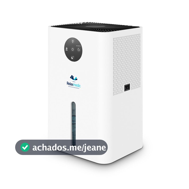 Desumidificador de Ar Aqua Elétrico Antimofo 1800ml Relaxmedic