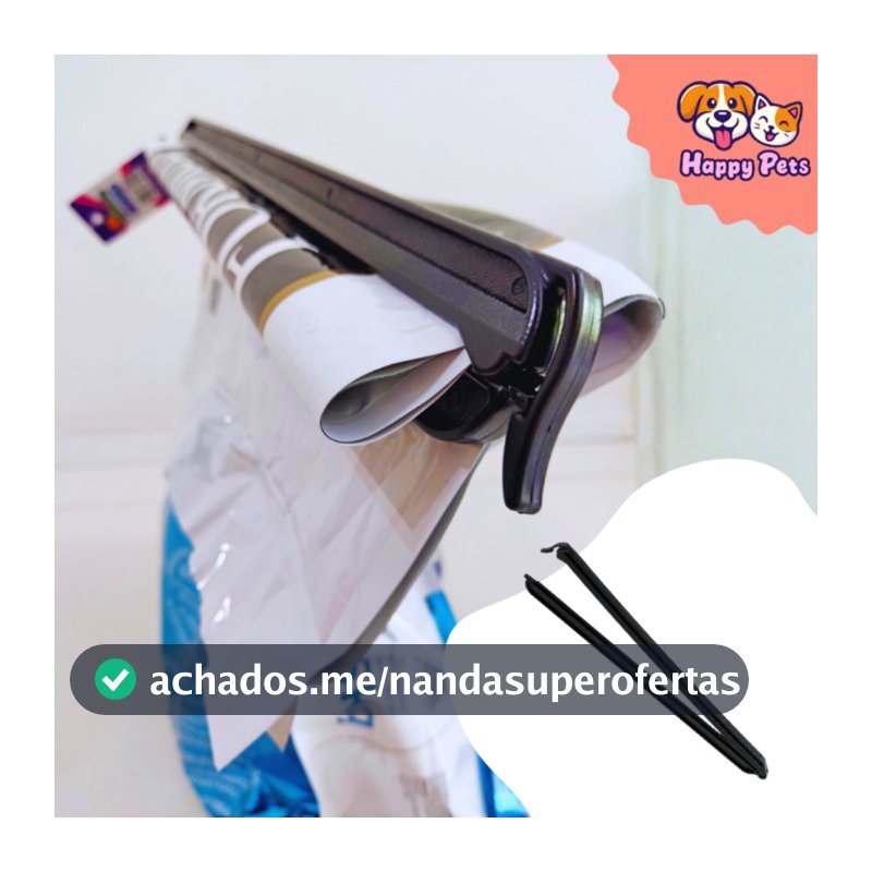 Prendedor Para Saco De Ração Da Pet Games Big Pet Fecho com 50cm Lacre Para Sacaria Grande