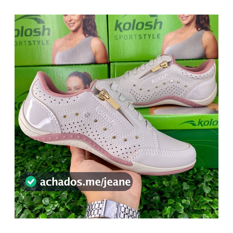 Tenis Kolosh Original Feminino Calce Fácil Confortável Trabalho Dia a Dia Casual C1299 Ortopedico