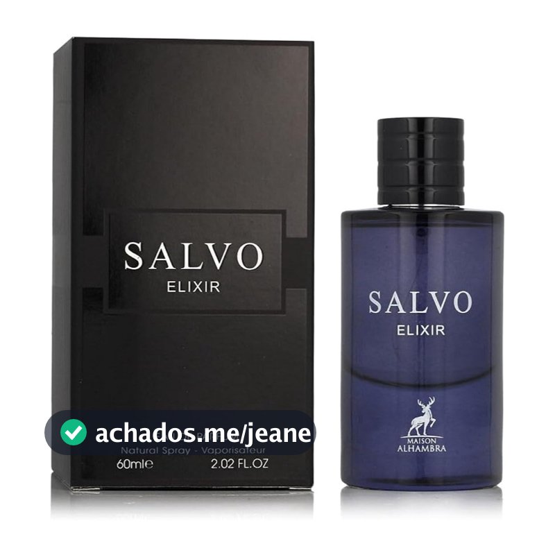 Perfume Masculino Maison Alhambra Salvo Elixir Edp 60 Ml Original