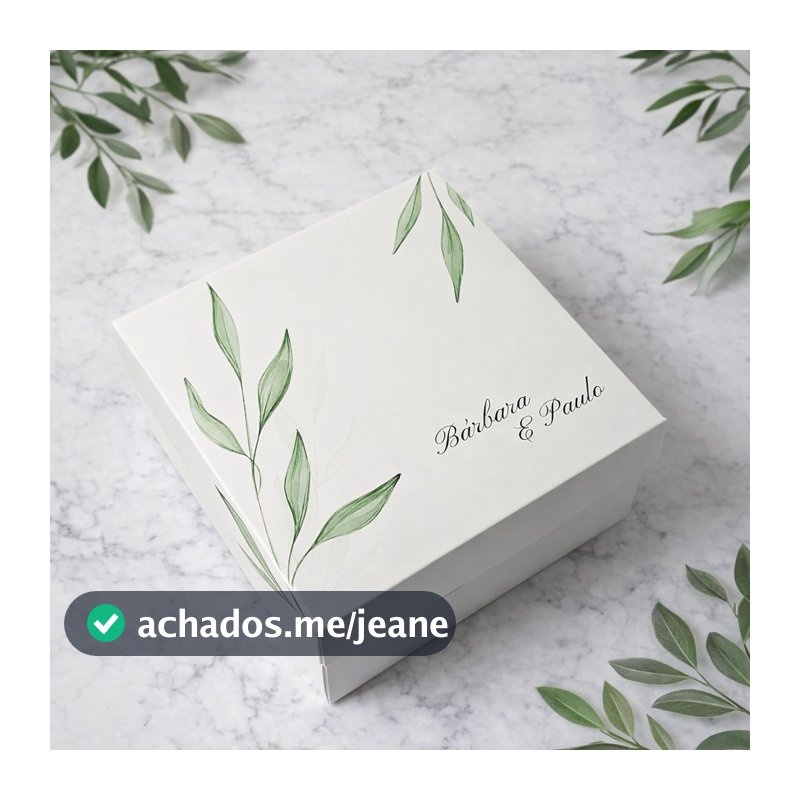 Caixa Personalizada Convite Padrinhos de Casamento - Envio imediato