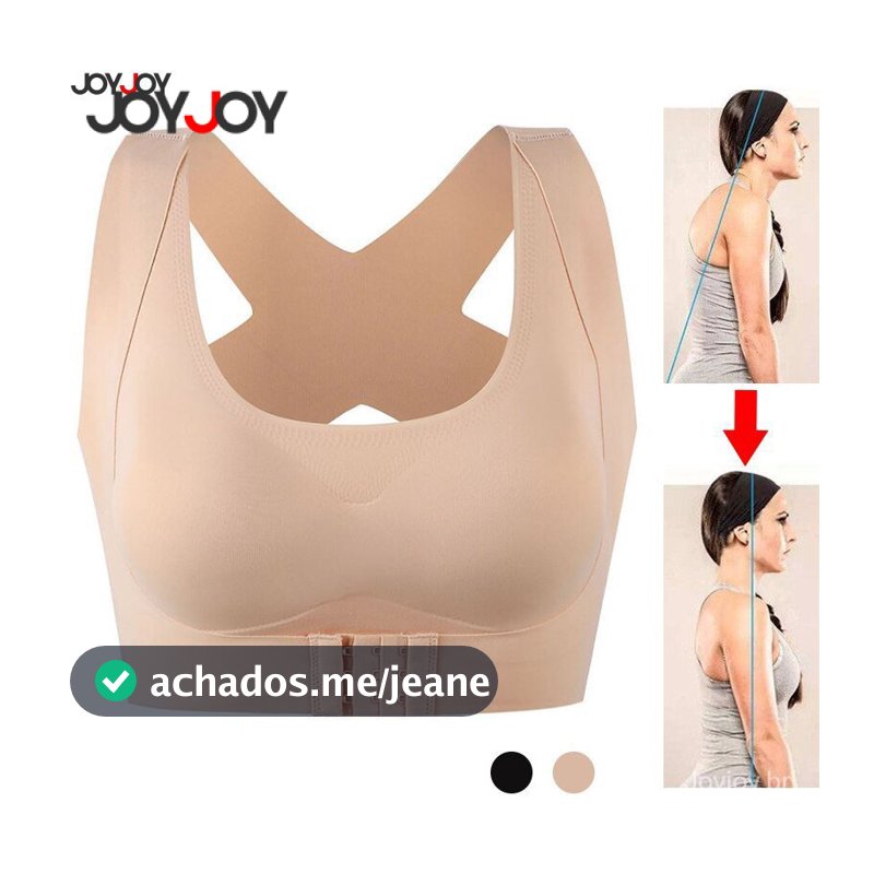 1/2 Sutiãs Ballet de Correção de Postura Feminina com Abertura Frontal, Push-Up com Bojo e Sem Costura e levanta sei