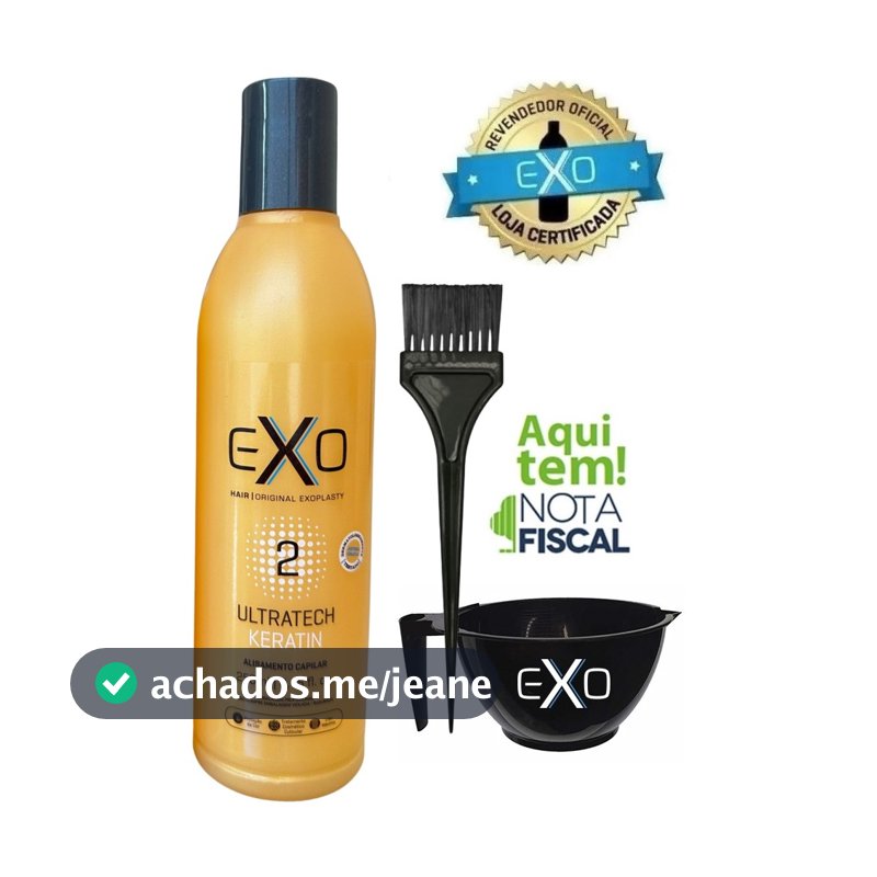Exo Hair Alisamento Exoplastia Capilar 250ml só Passo 2